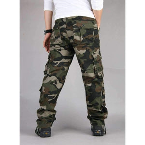 Planet Gates Combat Multi-pockets Casual Trousers Camouflage Military Cargo Pants Men Outwear Overalls Army Tactical Pants