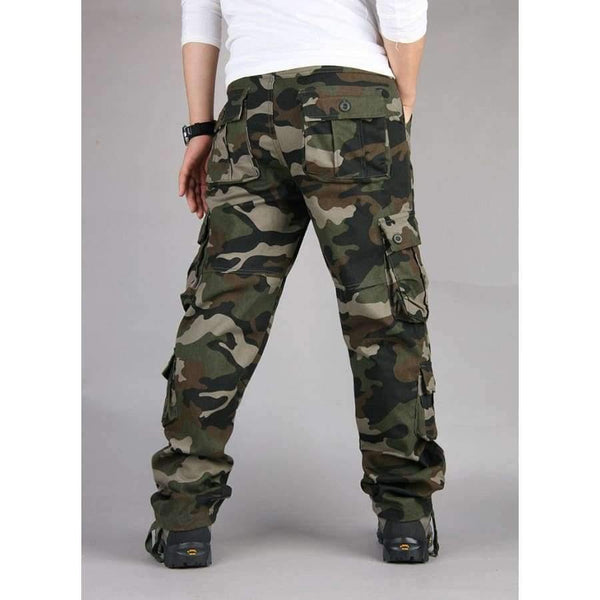 Planet Gates Combat Multi-pockets Casual Trousers Camouflage Military Cargo Pants Men Outwear Overalls Army Tactical Pants