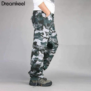 Planet Gates Combat Multi-pockets Casual Trousers Camouflage Military Cargo Pants Men Outwear Overalls Army Tactical Pants