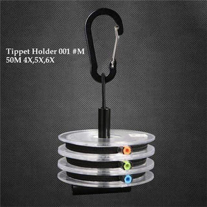 Planet Gates Combo 1 Tippet Line (2x,3x,4x,5x,6x,7x) Clear Fly Fishing Tippet Line with Tippet Holder & Spool Tender