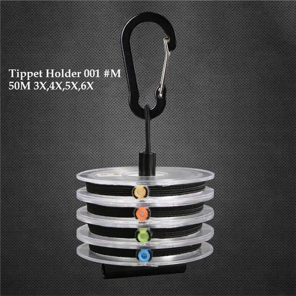 Planet Gates Combo 2 Tippet Line (2x,3x,4x,5x,6x,7x) Clear Fly Fishing Tippet Line with Tippet Holder & Spool Tender