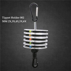 Planet Gates Combo 4 Tippet Line (2x,3x,4x,5x,6x,7x) Clear Fly Fishing Tippet Line with Tippet Holder & Spool Tender