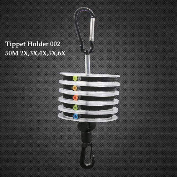 Planet Gates Combo 4 Tippet Line (2x,3x,4x,5x,6x,7x) Clear Fly Fishing Tippet Line with Tippet Holder & Spool Tender