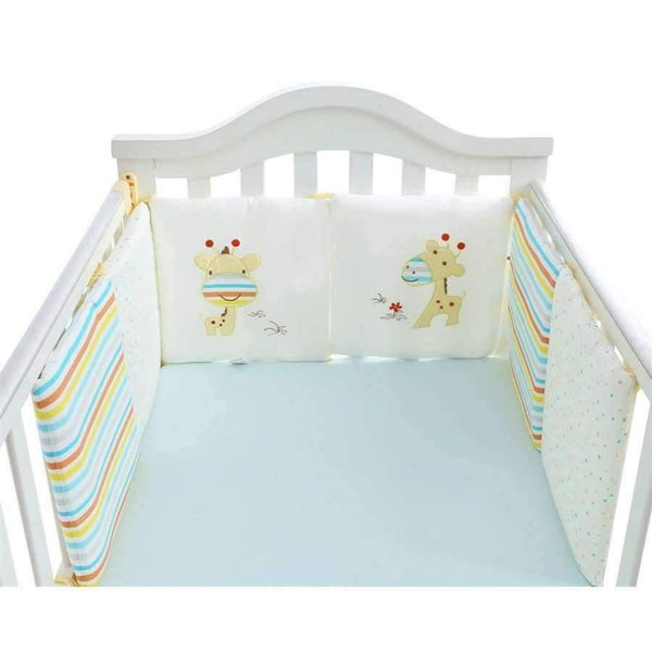 Planet Gates Comfortable Baby Bed Bumper Cartoon Bumpers For Baby Bed Crib Cotton Infant Bumper 6pcs/Set Bedding set
