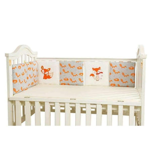 Planet Gates Comfortable Baby Bed Bumper Cartoon Bumpers For Baby Bed Crib Cotton Infant Bumper 6pcs/Set Bedding set