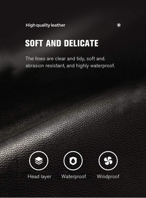 Planet Gates Comfortable Keep warm gloves male winter,Water ripple design sheepskin men's gloves,black men's leather gloves-8001Y