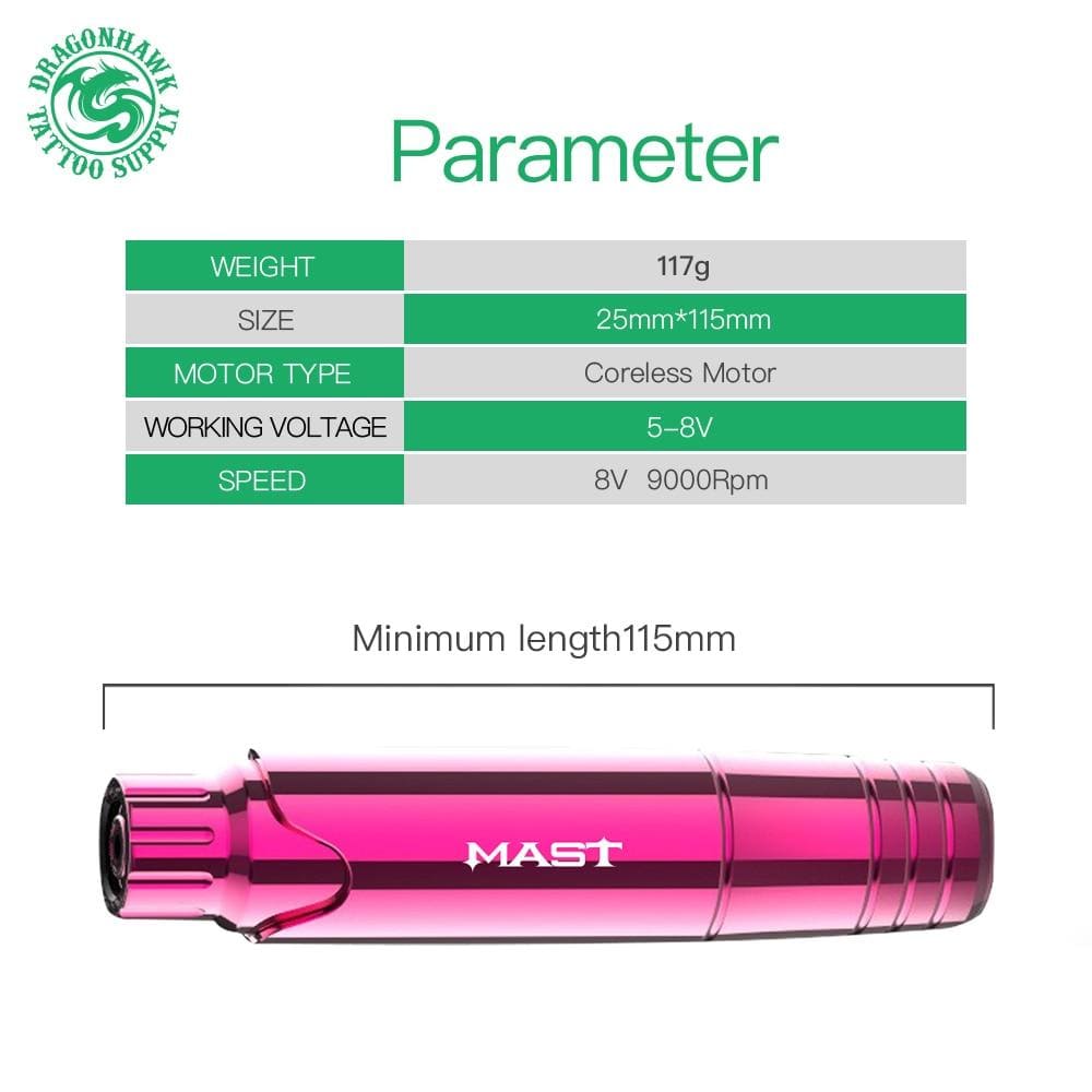 Planet Gates Complete Permanent Makeup Machine Mast P10 Eyeliner Eyebrow Lips Tools Tattoo Pen Kit Mini Power Supply for Tattoo Artist