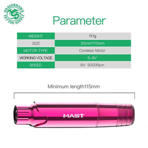 Planet Gates Complete Permanent Makeup Machine Mast P10 Eyeliner Eyebrow Lips Tools Tattoo Pen Kit Mini Power Supply for Tattoo Artist