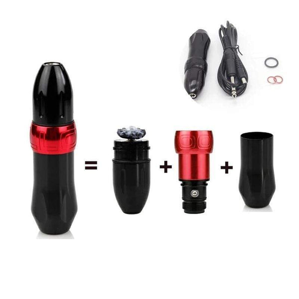 Planet Gates Complete Rotary Tattoo Machine Kit Swiss Motor Pen Permanent Makeup Tattoo Machine Sets with Cartridges Needles Tattoo Power