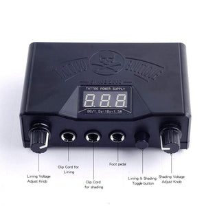 Planet Gates Complete Tattoo Kit Coil Tattoo Machine Set Power Supply Needles Professional Tattoo Machine Kit for Beginner Starter