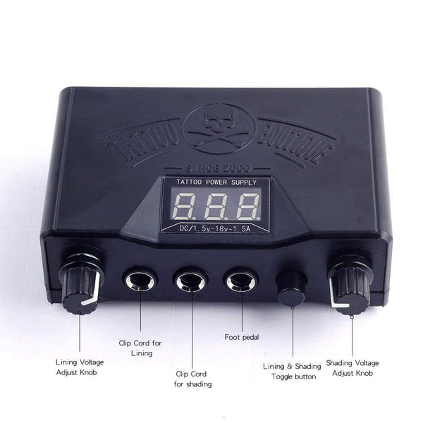 Planet Gates Complete Tattoo Kit Coil Tattoo Machine Set Power Supply Needles Professional Tattoo Machine Kit for Beginner Starter