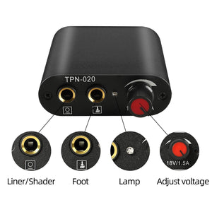 Planet Gates Complete Tattoo Machine Kit Professional Rotary Pen Set Tattoo Cartridge Needles For Permanent Makeup Eyebrow Tattoo Body