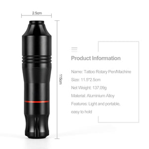 Planet Gates Complete Tattoo Machine Kit Professional Rotary Pen Set Tattoo Cartridge Needles For Permanent Makeup Eyebrow Tattoo Body