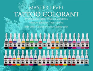 Planet Gates Complete Tattoo Machine Set With Ink Power Supply Grips Tattoo Supplies Beginners Body Art Makeup Tattoo Kit Accessories Tools