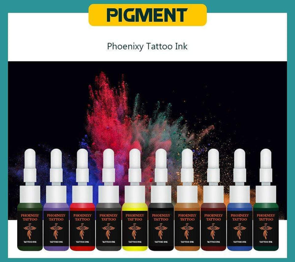 Planet Gates Complete Tattoo Machine Set With Ink Power Supply Grips Tattoo Supplies Beginners Body Art Makeup Tattoo Kit Accessories Tools