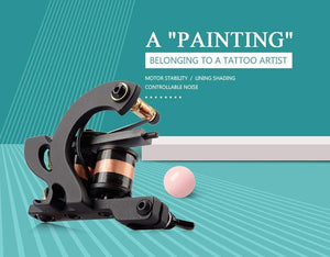 Planet Gates Complete Tattoo Machine Set With Ink Power Supply Grips Tattoo Supplies Beginners Body Art Makeup Tattoo Kit Accessories Tools