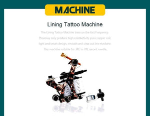 Planet Gates Complete Tattoo Machine Set With Ink Power Supply Grips Tattoo Supplies Beginners Body Art Makeup Tattoo Kit Accessories Tools