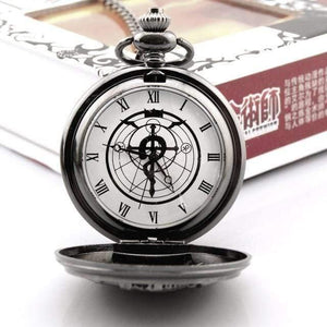 Planet Gates Complex style no box Pocket Watch Men's Quartz Watch Cosplay Edward Elric with Chain Anime Boy Gift Relogio Masculino