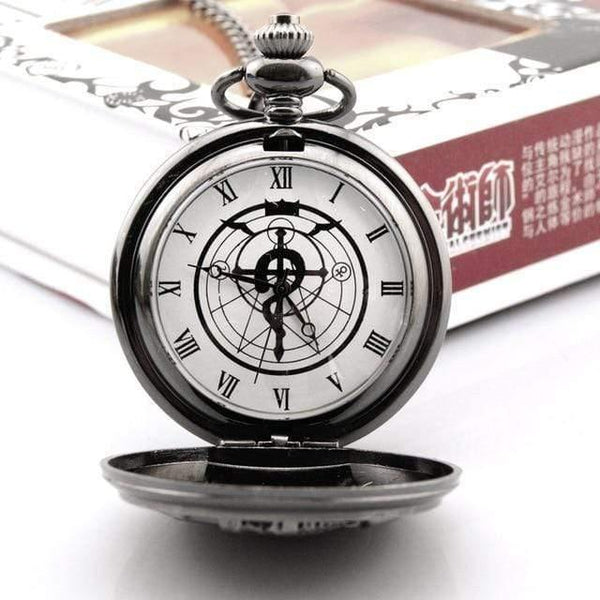 Planet Gates Complex style no box Pocket Watch Men's Quartz Watch Cosplay Edward Elric with Chain Anime Boy Gift Relogio Masculino