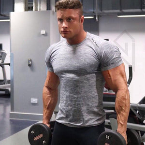 Compression Quick dry Shirts Mens Gyms Fitness T-shirt Superelastic Skinny Tee shirt Tops Summer Jogger Crossfit Brand Clothing