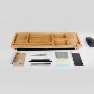 Planet Gates Computer Keyboard Stationery Holder Wooden Creative Office School Supplies Desk Accessories Organizer Stationery Holder