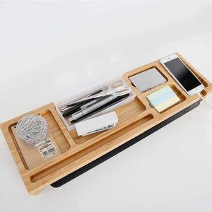 Planet Gates Computer Keyboard Stationery Holder Wooden Creative Office School Supplies Desk Accessories Organizer Stationery Holder