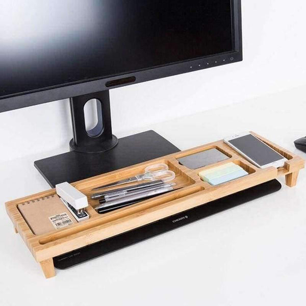 Planet Gates Computer Keyboard Stationery Holder Wooden Creative Office School Supplies Desk Accessories Organizer Stationery Holder