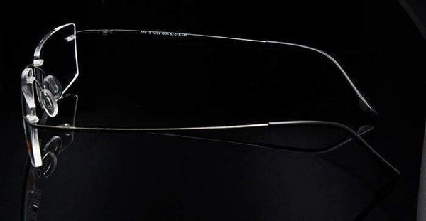 Planet Gates Computer Rimless Titanium Glasses Frame men Memory Eyeglass Frames 7 Colors Square Shape Prescription