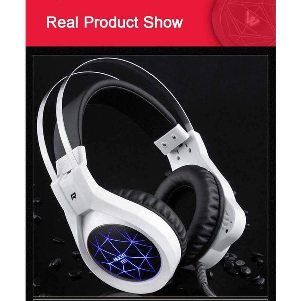 Planet Gates Computer Stereo Gaming Headphones Best Casque Deep Bass Game Earphone Headset with Mic LED Light for PC Gamer