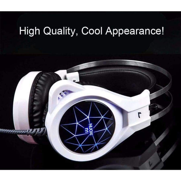 Planet Gates Computer Stereo Gaming Headphones Best Casque Deep Bass Game Earphone Headset with Mic LED Light for PC Gamer