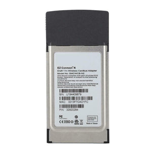 Connect N Pro Draft 802.11n 2.4GHz 300Mbps PCMCIA WiFi Adapter Wireless Cardbus Adapter for SMC Windows XP/Vista (Grey Other)