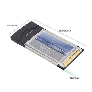 Connect N Pro Draft 802.11n 2.4GHz 300Mbps PCMCIA WiFi Adapter Wireless Cardbus Adapter for SMC Windows XP/Vista (Grey Other)