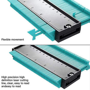 Planet Gates Contour Duplication Gauge Carpenter Tool Measuring Radiant Ruler Contour Meter Marking Tile Cuts Tiling Laminate Tools