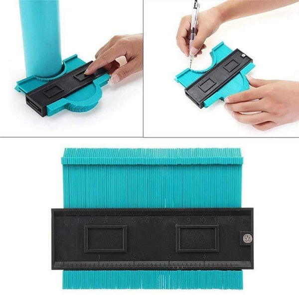 Planet Gates Contour Duplication Gauge Carpenter Tool Measuring Radiant Ruler Contour Meter Marking Tile Cuts Tiling Laminate Tools