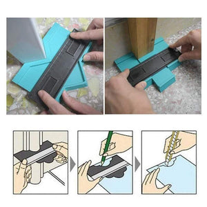 Contour Gauge Angle Meter Ruler Measurment Contour Duplication Gauge Carpenter Tool Templates For Wood Contour Shape Measuring