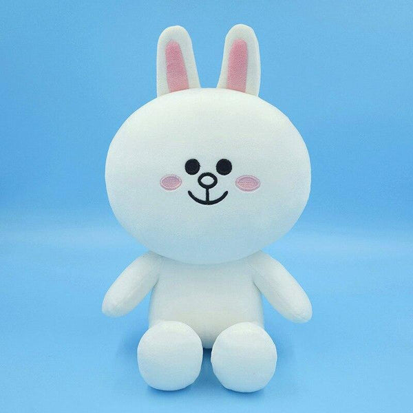 Brown Bear And Cony Rabbit Plush Toys Kawaii Anime Choco Sally Stuffed Doll Soft Sofa Cushion Gift For Girl Birthday Present