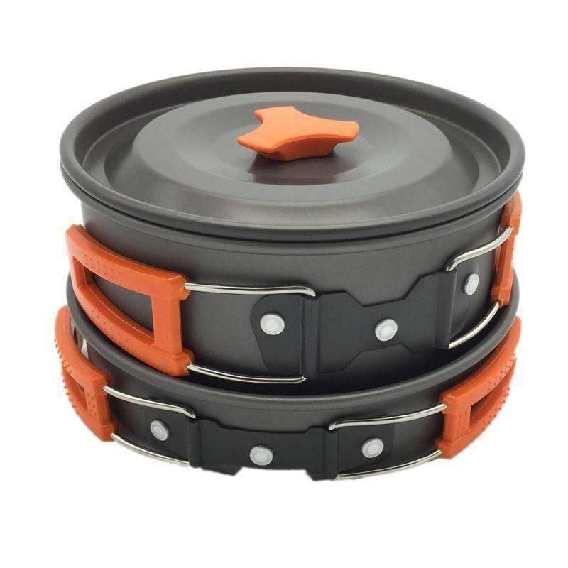 Planet Gates Cookware set Outdoor camping tableware cooking set travel tableware Cutlery Utensils For hiking picnic Fishing