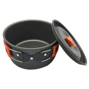 Planet Gates Cookware set Outdoor camping tableware cooking set travel tableware Cutlery Utensils For hiking picnic Fishing