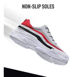 Planet Gates Cool Men Sport Shoes Breathable Hombre Tennis Footwear Zapato Mesh Knitted Lace Up Men Sneaker Shoes