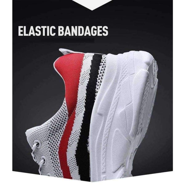 Planet Gates Cool Men Sport Shoes Breathable Hombre Tennis Footwear Zapato Mesh Knitted Lace Up Men Sneaker Shoes