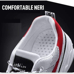 Planet Gates Cool Men Sport Shoes Breathable Hombre Tennis Footwear Zapato Mesh Knitted Lace Up Men Sneaker Shoes