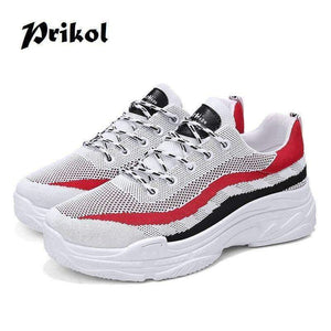 Planet Gates Cool Men Sport Shoes Breathable Hombre Tennis Footwear Zapato Mesh Knitted Lace Up Men Sneaker Shoes