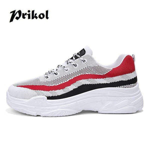 Planet Gates Cool Men Sport Shoes Breathable Hombre Tennis Footwear Zapato Mesh Knitted Lace Up Men Sneaker Shoes