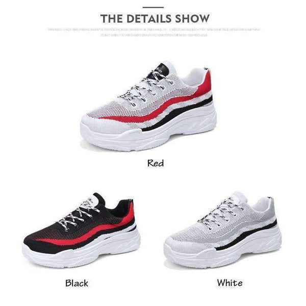 Planet Gates Cool Men Sport Shoes Breathable Hombre Tennis Footwear Zapato Mesh Knitted Lace Up Men Sneaker Shoes