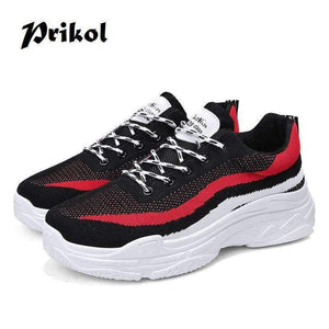 Planet Gates Cool Men Sport Shoes Breathable Hombre Tennis Footwear Zapato Mesh Knitted Lace Up Men Sneaker Shoes
