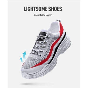 Planet Gates Cool Men Sport Shoes Breathable Hombre Tennis Footwear Zapato Mesh Knitted Lace Up Men Sneaker Shoes