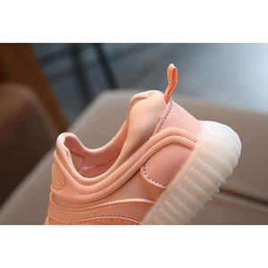 Planet Gates Cool soft cute baby toddlers slip on Spring/autumn Lovely LED lighting baby first walkers sneakers glitter girls boys shoes