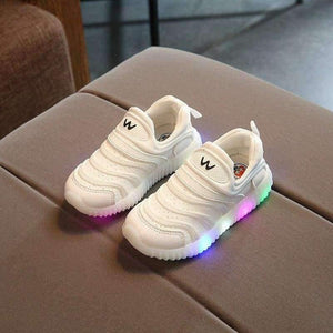 Planet Gates Cool soft cute baby toddlers slip on Spring/autumn Lovely LED lighting baby first walkers sneakers glitter girls boys shoes