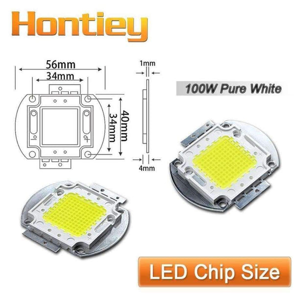 Planet Gates Cool White 10000K / 100W / 10 Pieces High Power LED Matrix 1W 3W 5W 10W 20W 30W 50W 100W Warm Pure Cold Natue White Light Bulb Lamp SMD COB 3000K 6000K 10000K Indoor