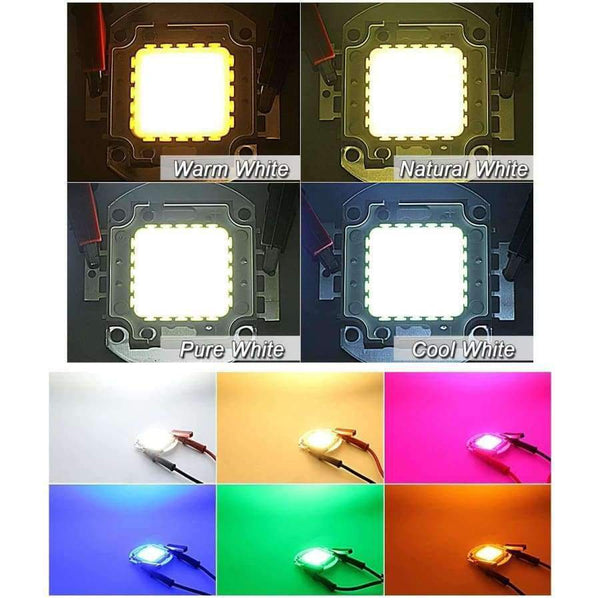 Planet Gates Cool White 10000K / 100W / 10 Pieces High Power LED Matrix 1W 3W 5W 10W 20W 30W 50W 100W Warm Pure Cold Natue White Light Bulb Lamp SMD COB 3000K 6000K 10000K Indoor